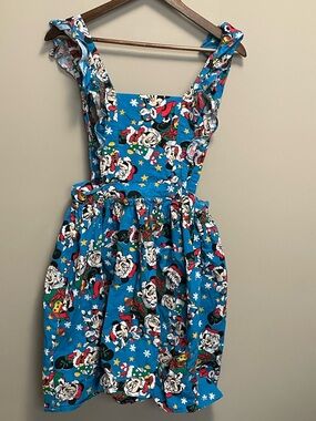 Minnie Mouse Christmas Kitchen Apron